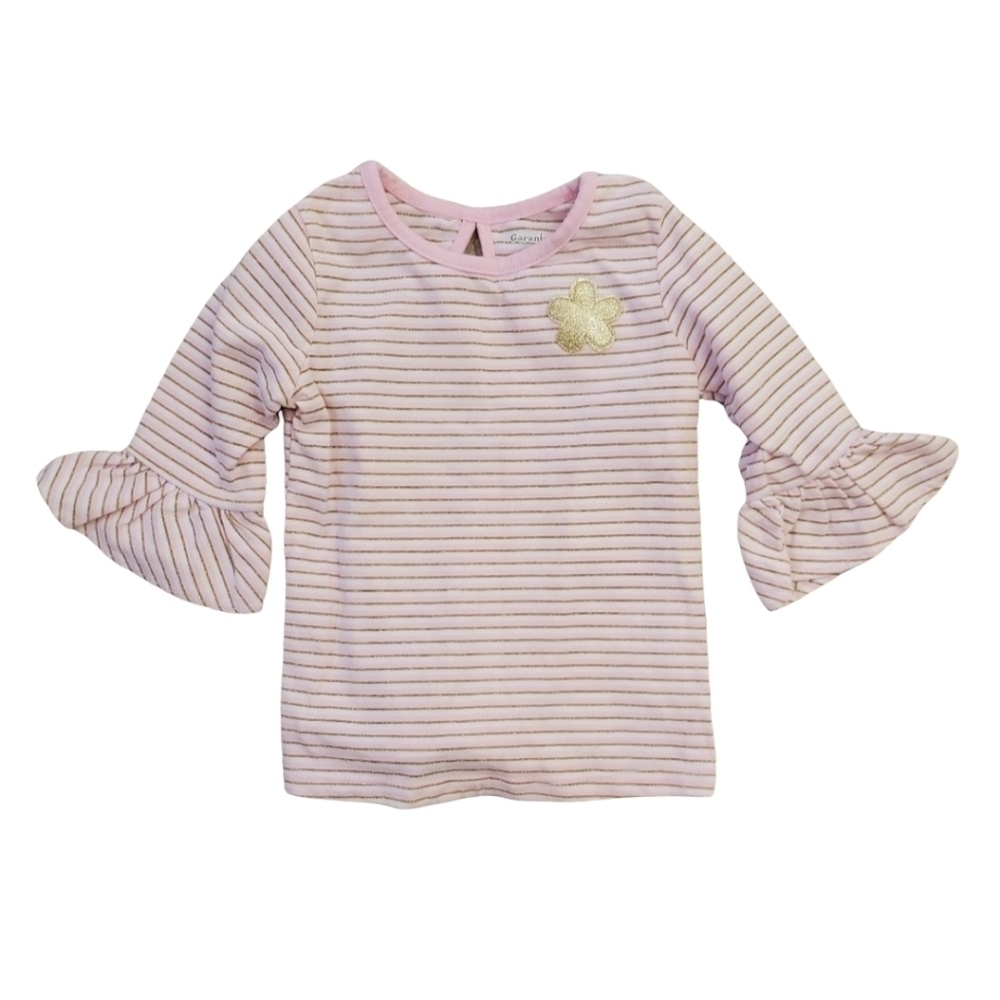 Garanimals Girls Striped Bell Sleeve‎ Top 2T
